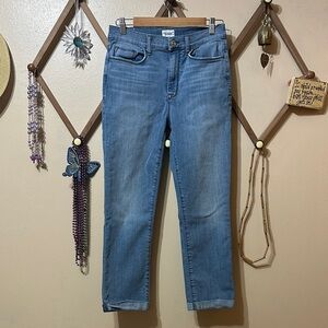 Hudson Jeans Sky Blue Cropped Denim